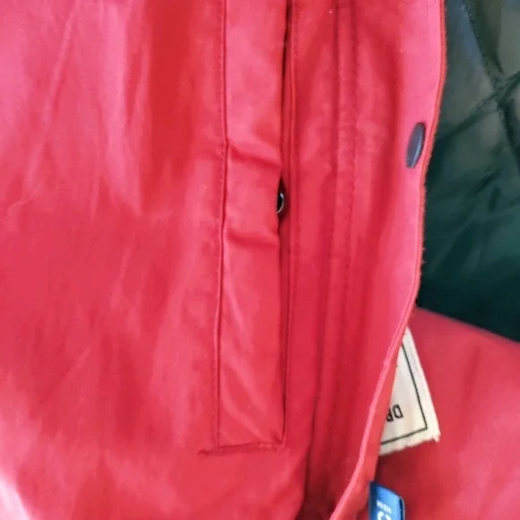 DB Supply Jacket Men XL Red Parka Sherpa Hood Military Insulated Waterproof Barn - Picture 9 of 13